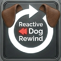 Reactive Dog Rewind logo